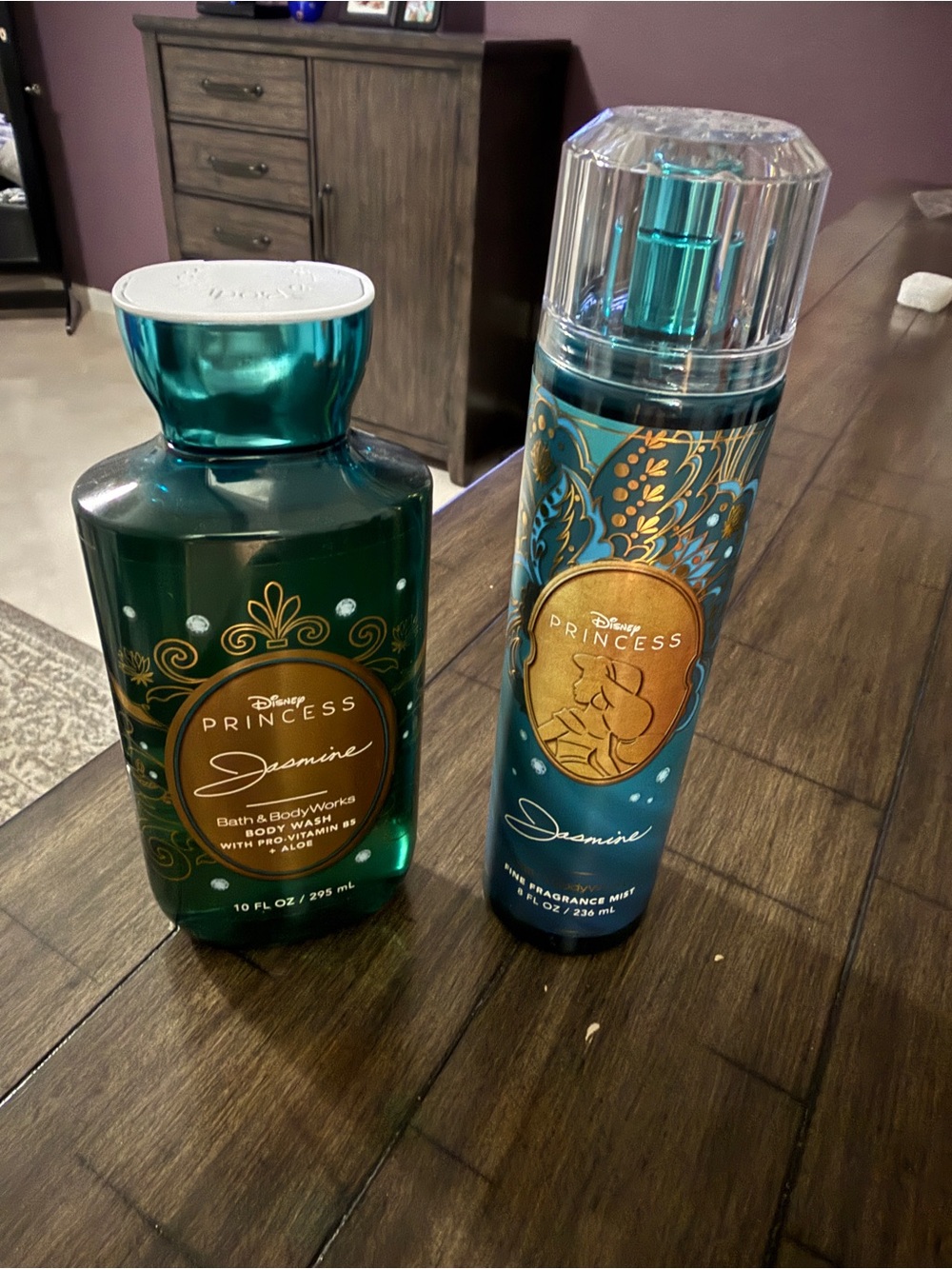 Bath & Body Works Disney Princess Jasmine Teal Body Wash & Fragrance Mist